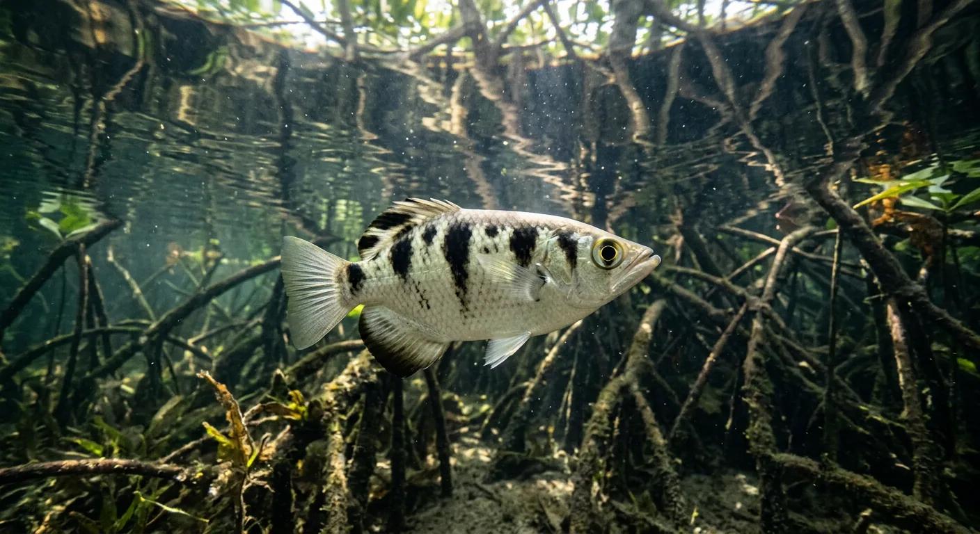 Archerfish at the dive site The Passage Raja Ampat