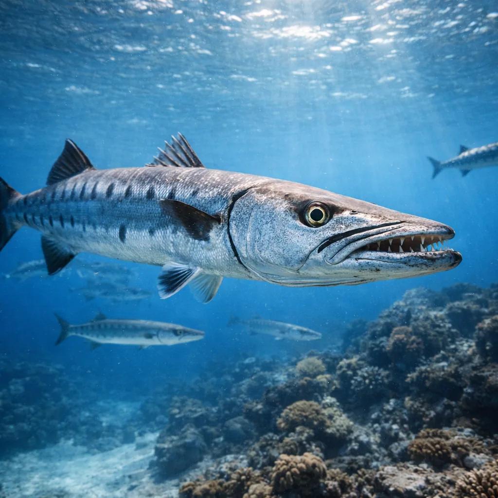 Yellowmouth Barracuda at the dive site Caloura Reef