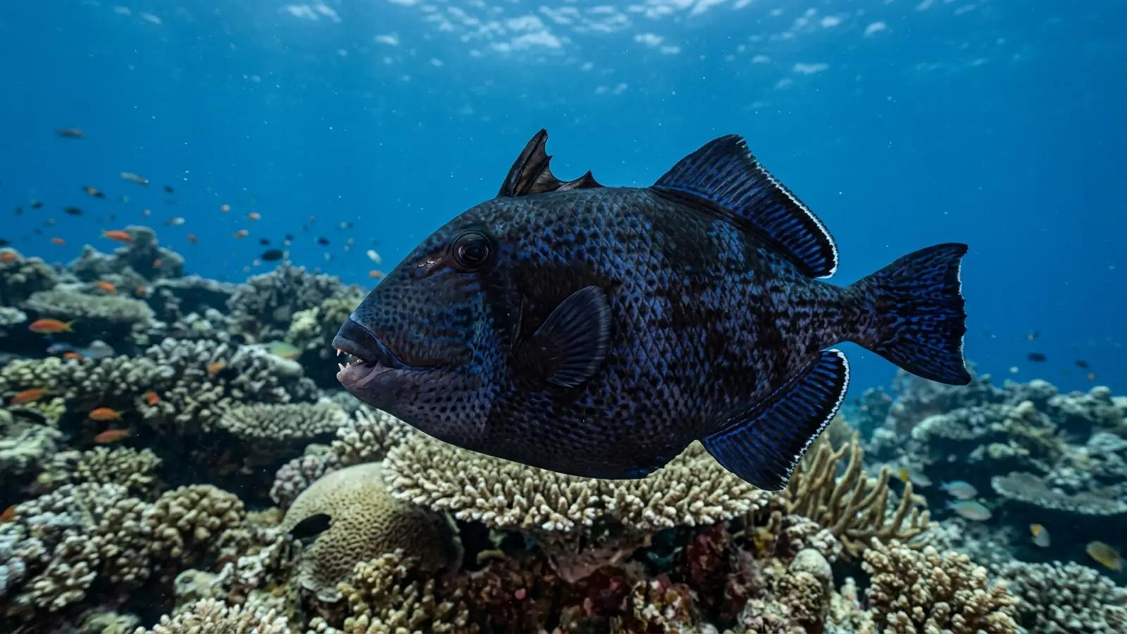 Black-saddled Toby at the dive site Gato Island