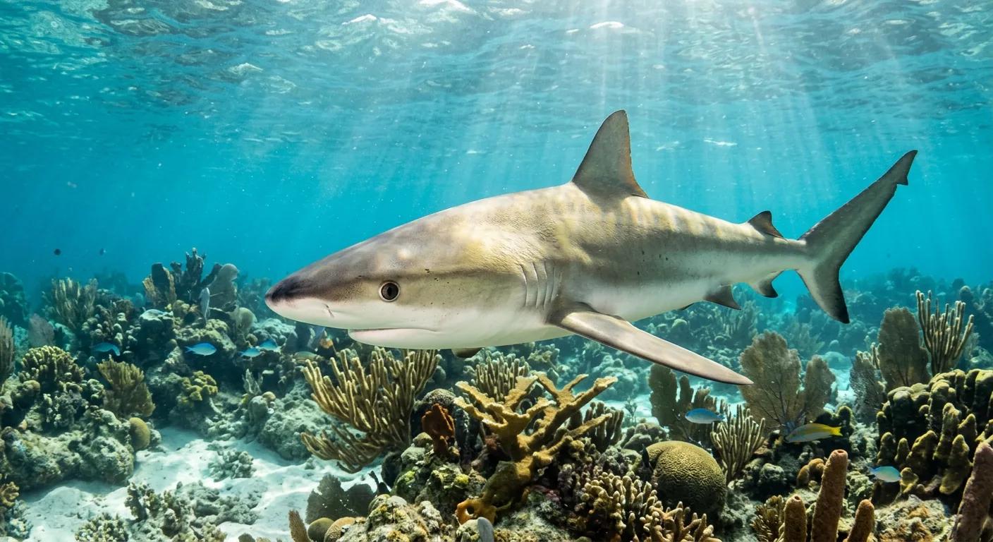 Blacknose Shark at the dive site Lost Blue Hole