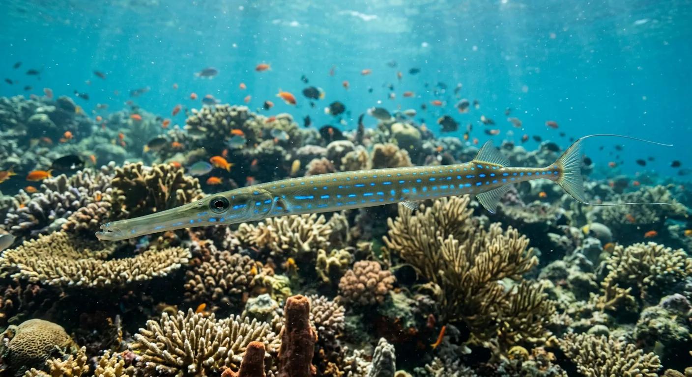Cornetfish at the dive site Kaş Neptün