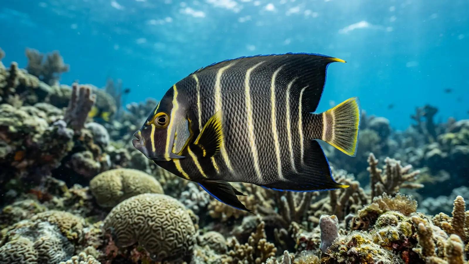 Cortez Angelfish at the dive site Swanee Reef
