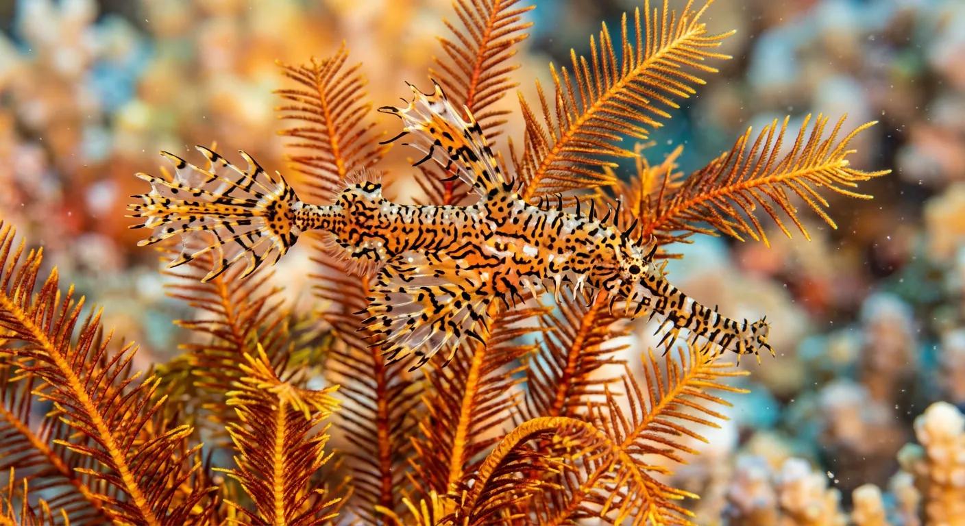 Ghost pipefish at the dive site Pool Party