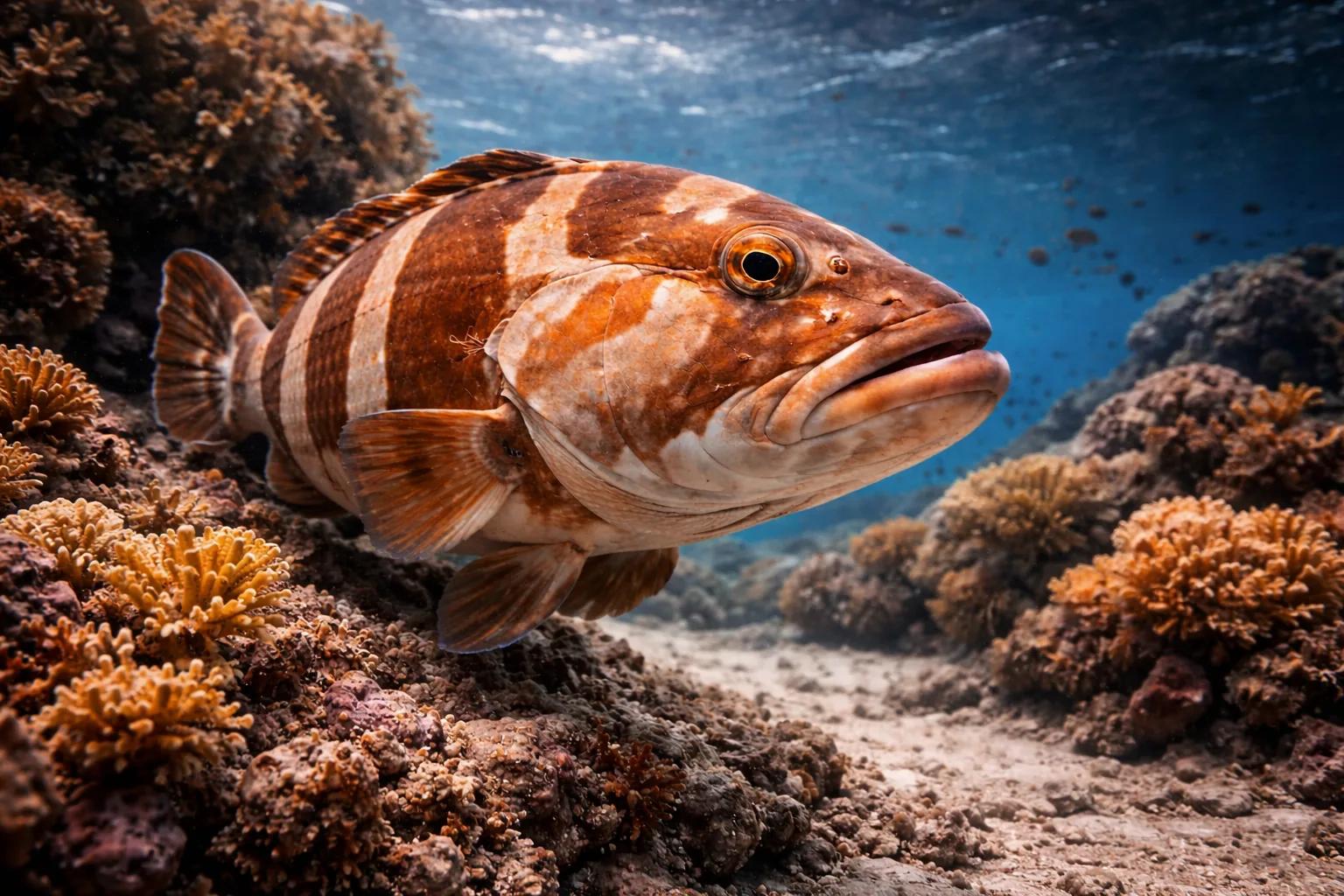 Nassau Grouper at the dive site Conch Flats