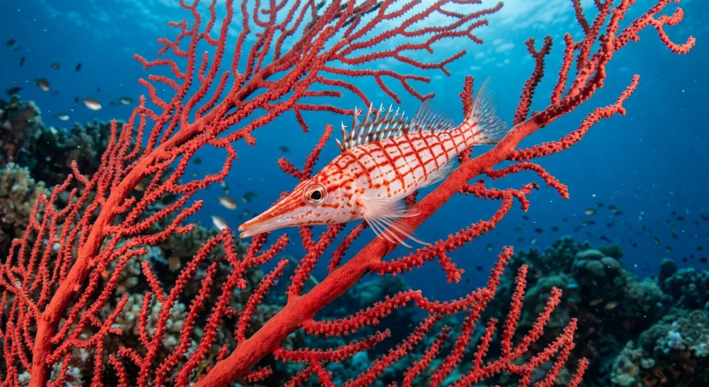 Hawkfish at the dive site Sailstone