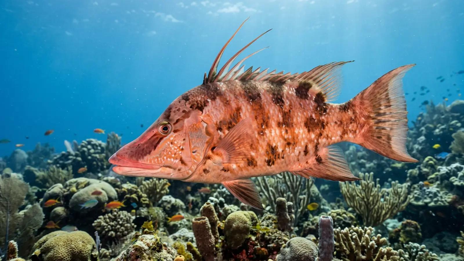 Hogfish at the dive site Eagle Ray Rock