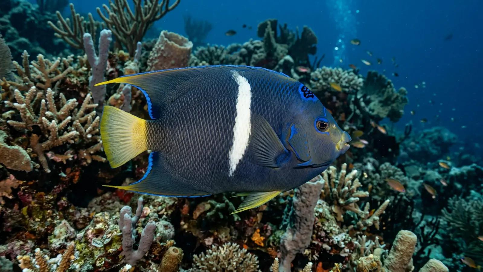 King Angelfish at the dive site Swanee Reef