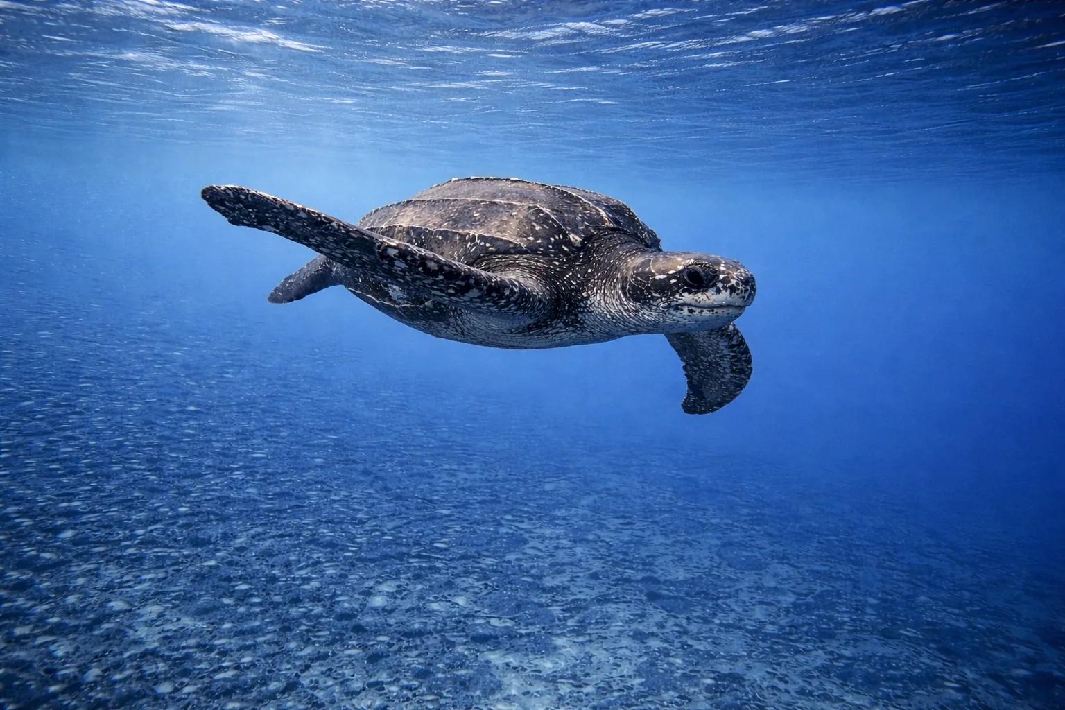 Leatherback Turtles at the dive site Eglin Air force Barge