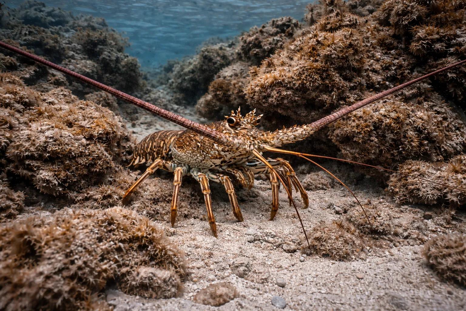 Hummer at the dive site Filitheyo Reef (Faafu)