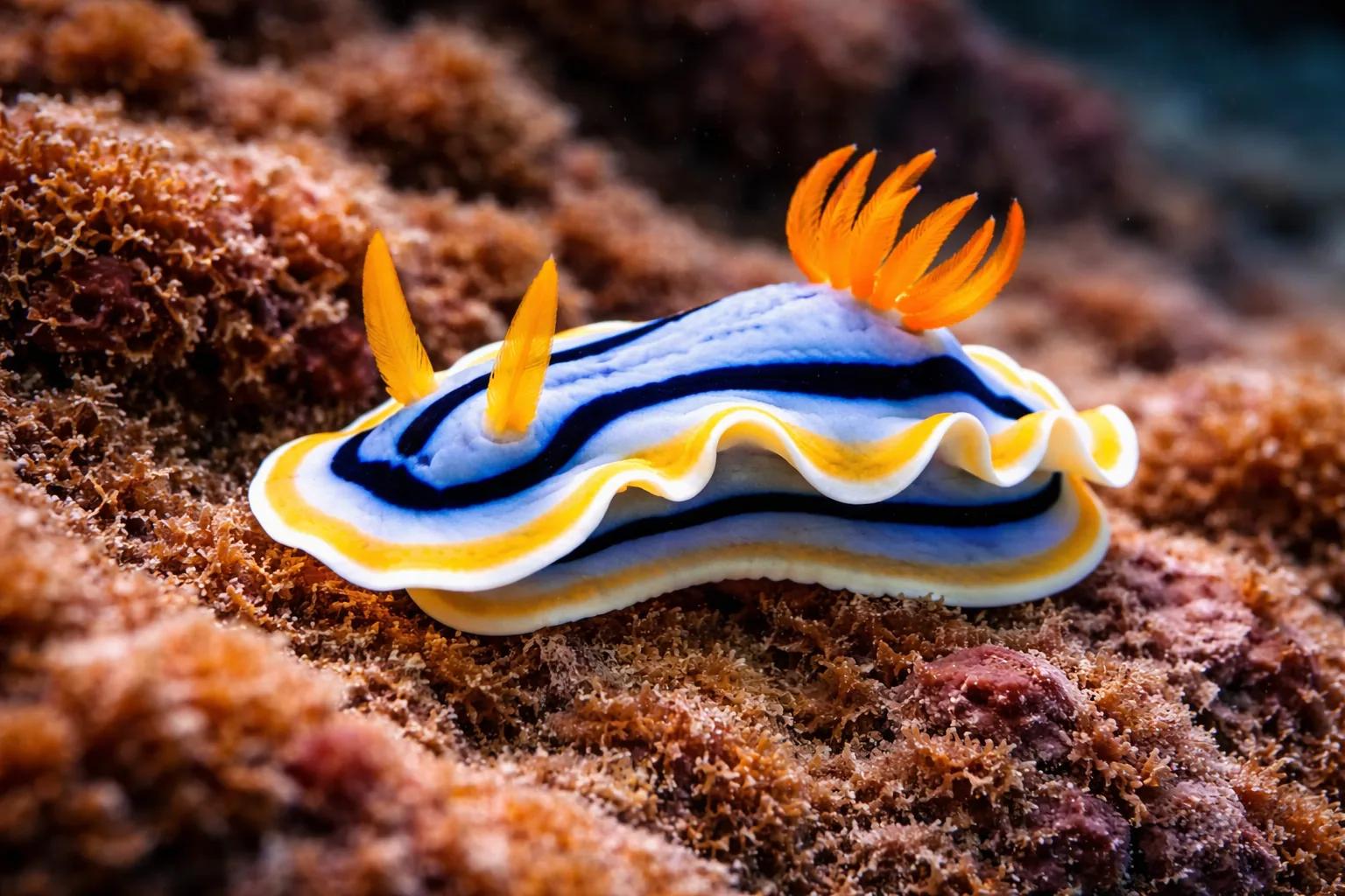 Nudibranch at the dive site Caloura Reef