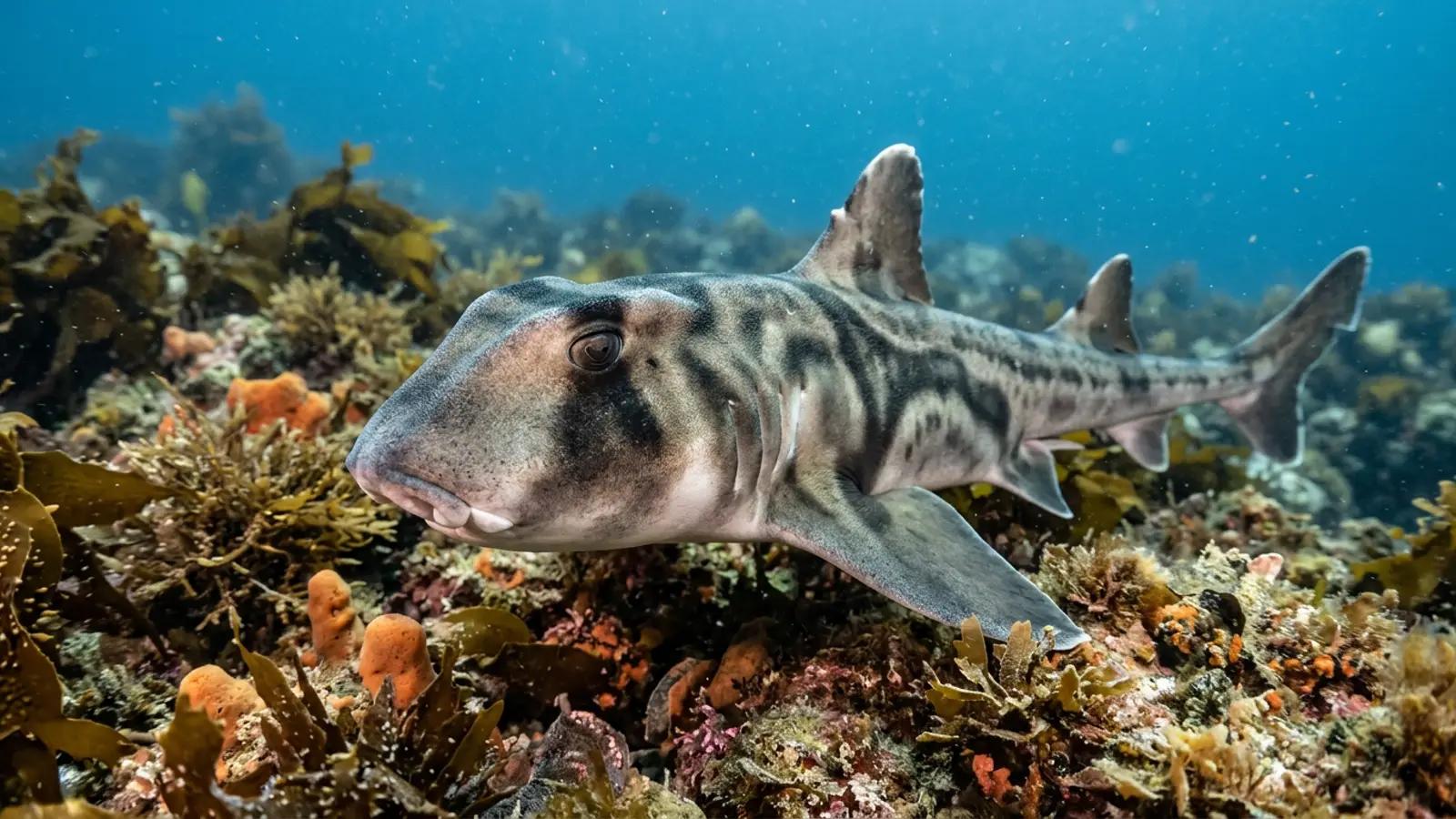Port Jackson shark at the dive site Jervis Bay