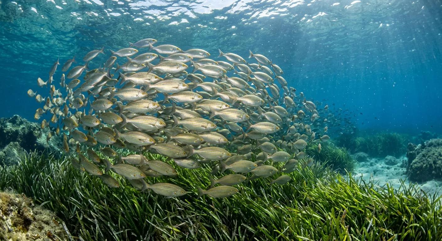 Salema at the dive site Silveira