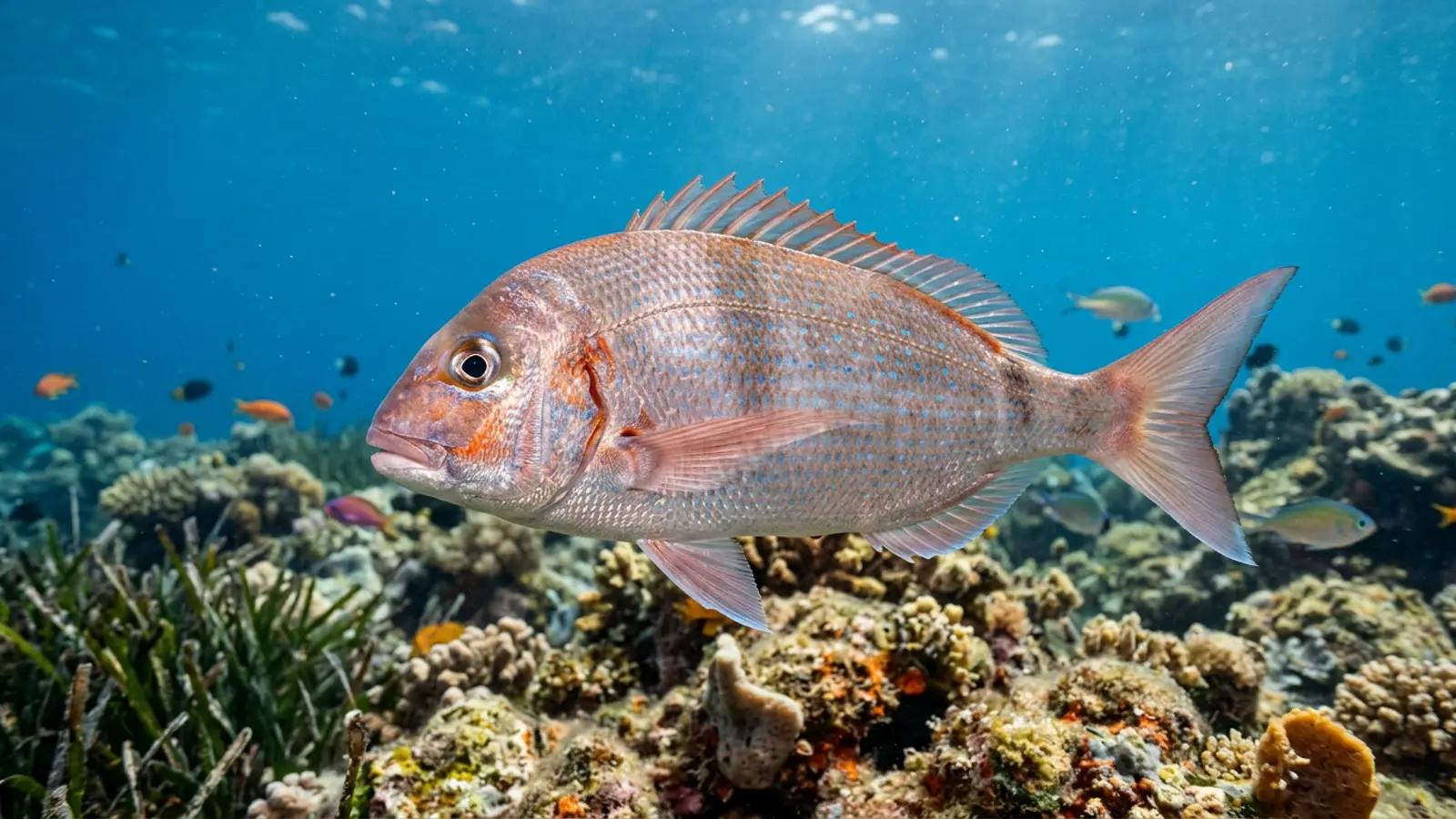 Bream at the dive site Monem Wreck