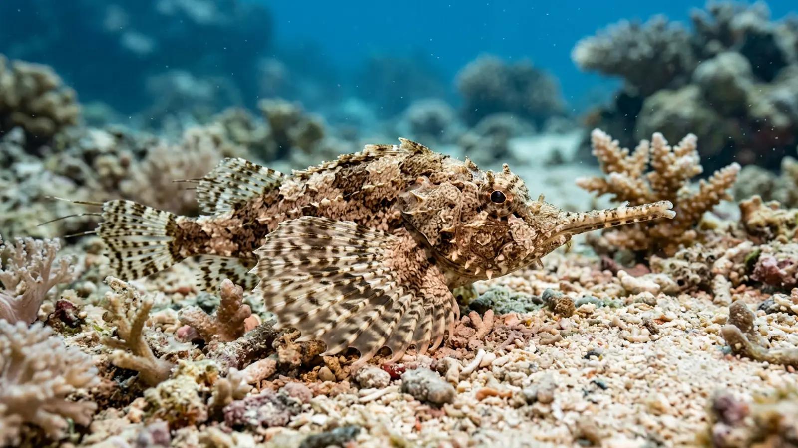 Sea moths at the dive site Lazy Turtle