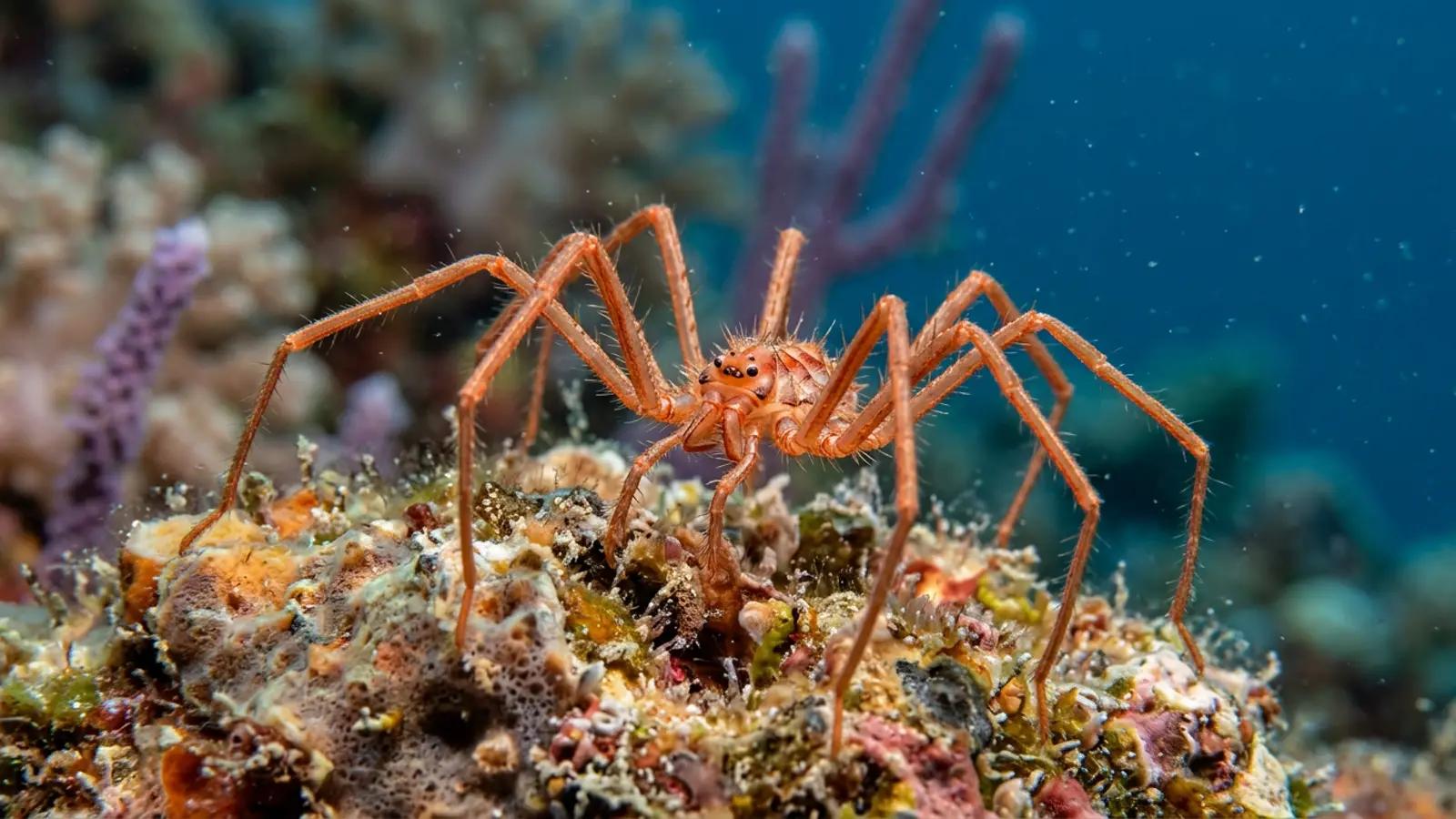 Sea Spider at the dive site Danco Island