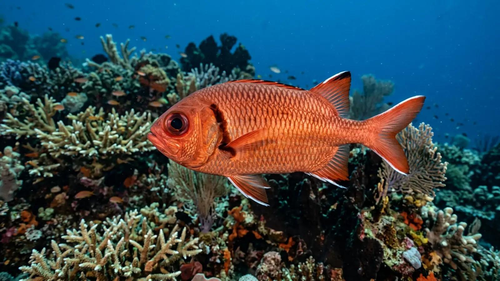 Soldierfish at the dive site Kaş Neptün