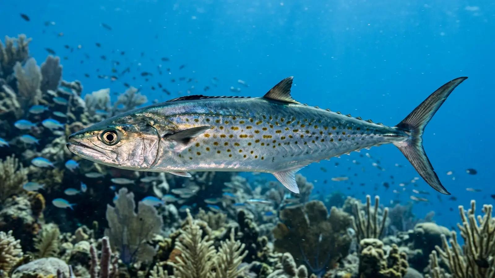 Spanish mackerel at the dive site Clerke Reef