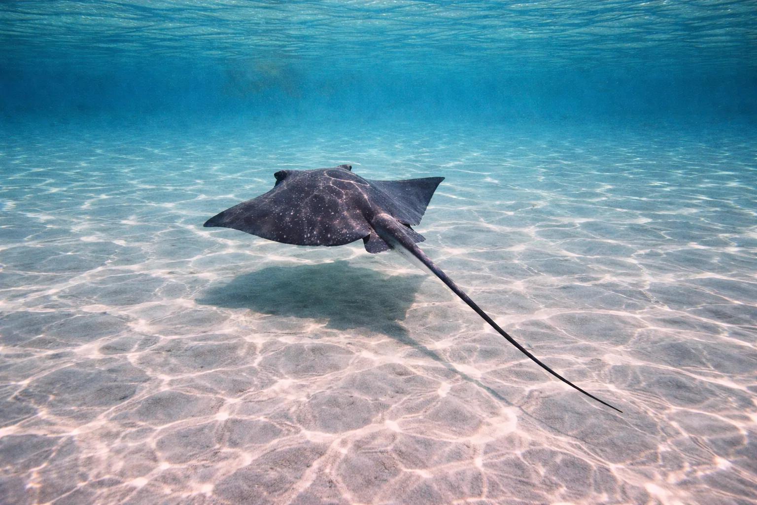 Southern Stingray at the dive site Jack Neil Bight