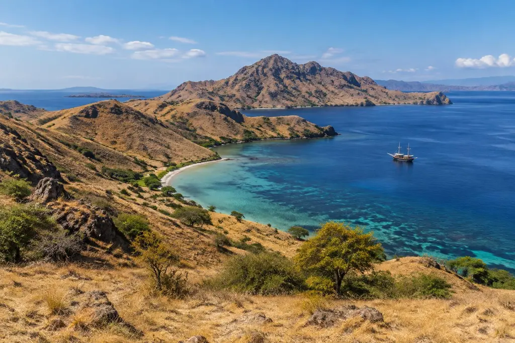 AI-generated illustration of Komodo National Park