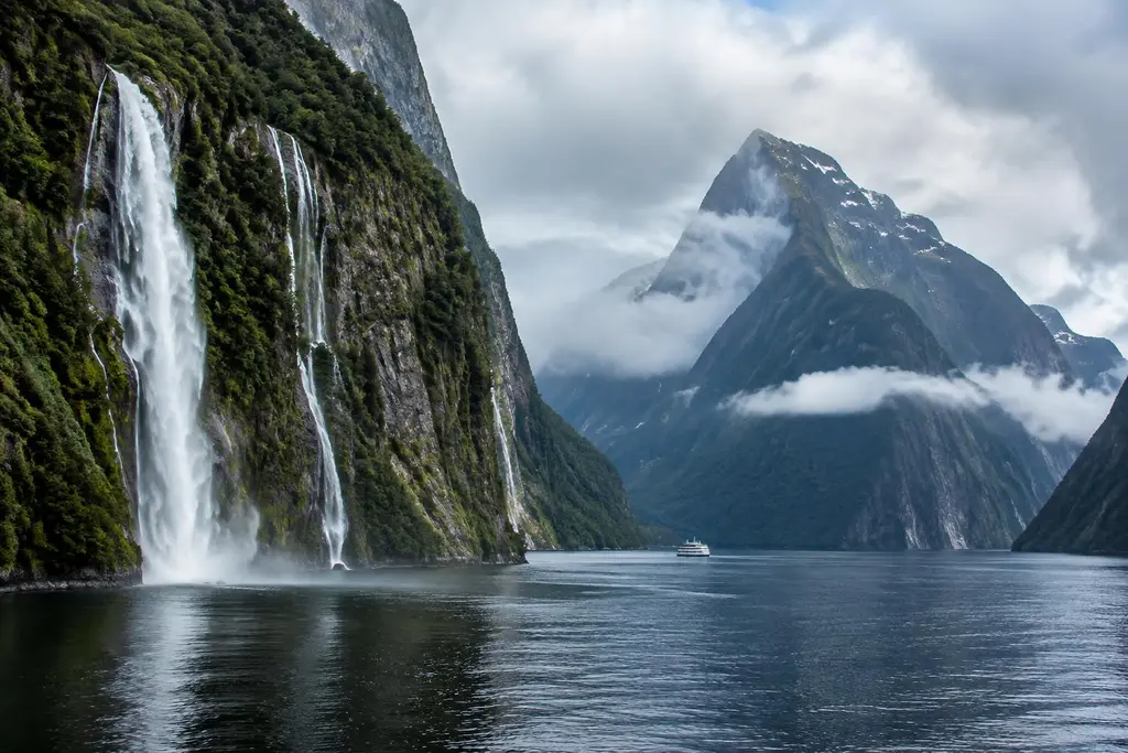 AI-generated illustration of Milford Sound