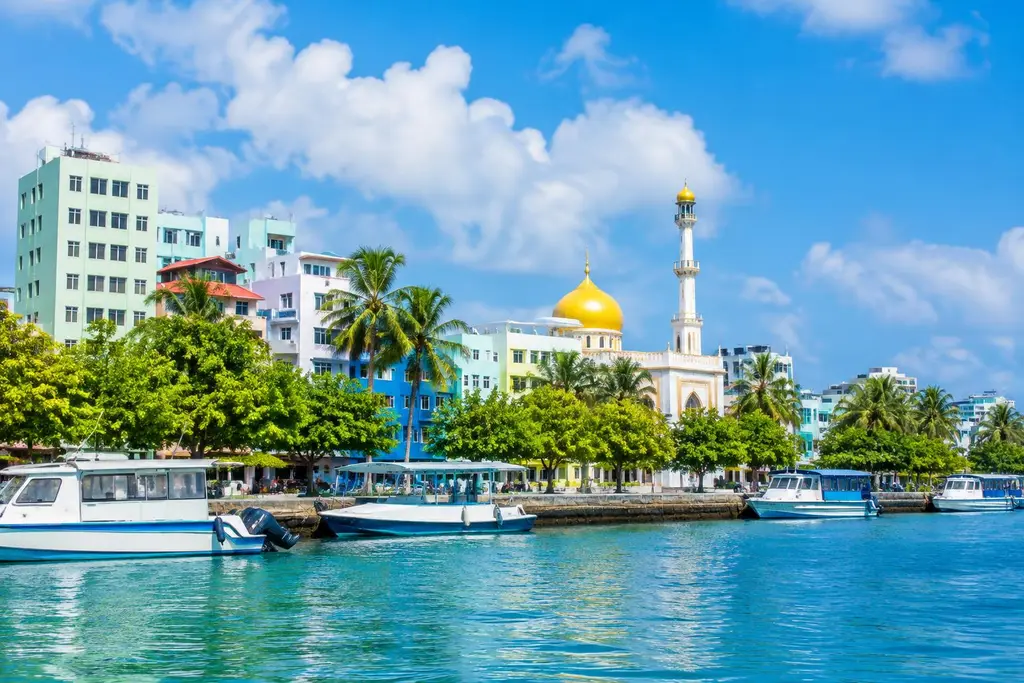 AI-generated illustration of Malé heritage