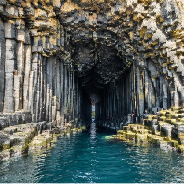 AI-generated illustration of Staffa