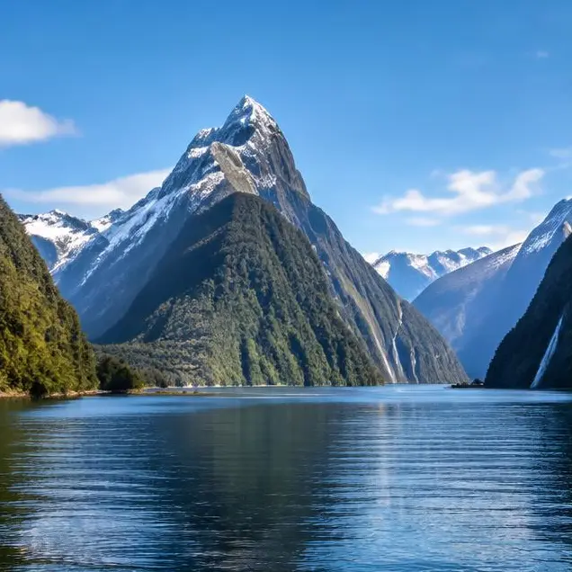 AI-generated illustration of Glacial fiords