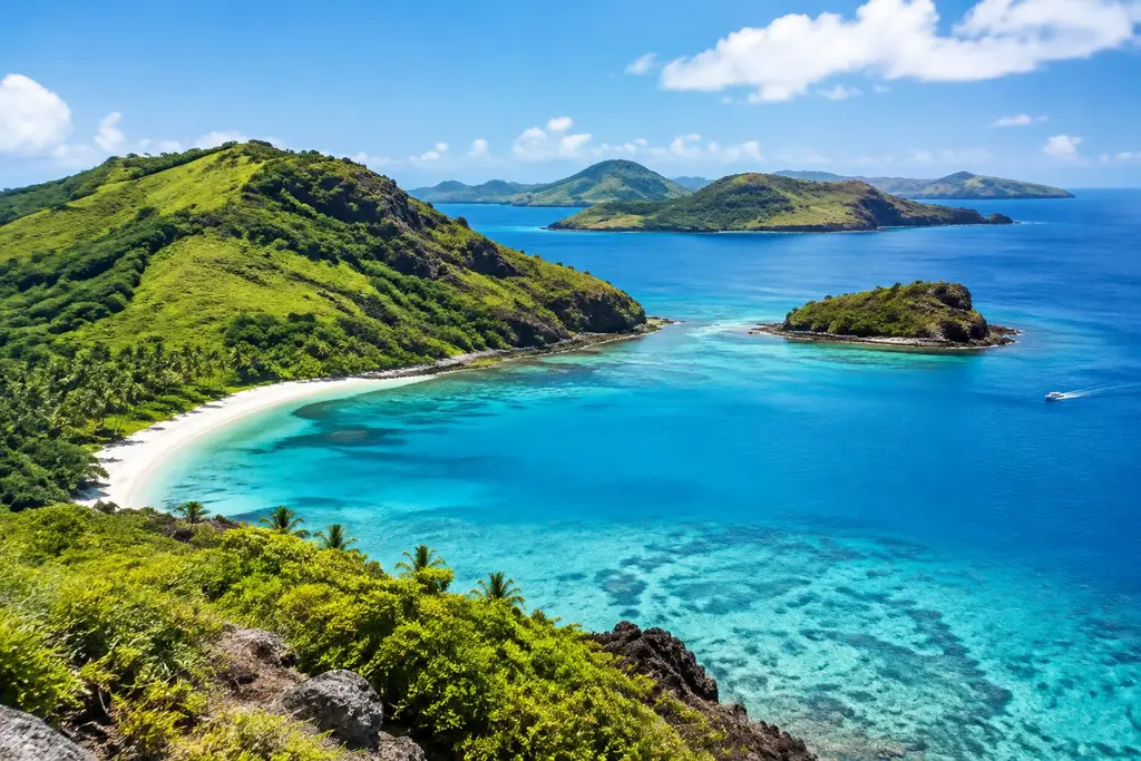 AI-generated illustration of Yasawa islands