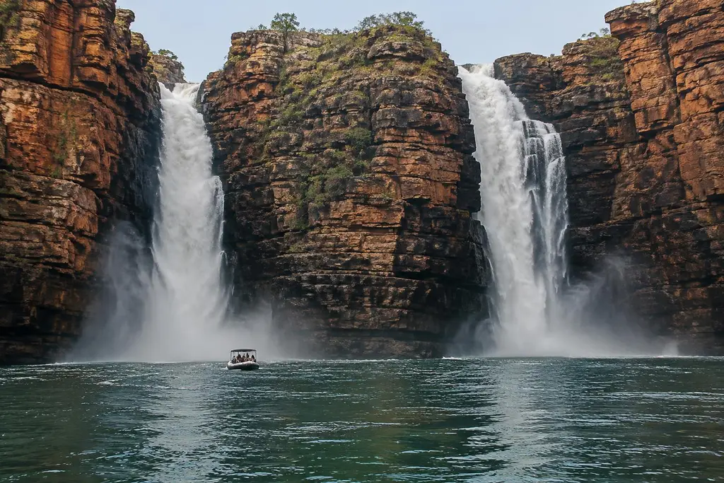 AI-generated illustration of King George Falls