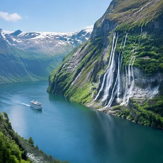 AI-generated illustration of Glacial fjords