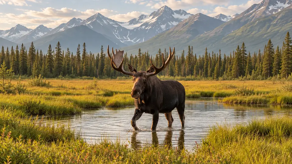 AI-generated illustration of Moose