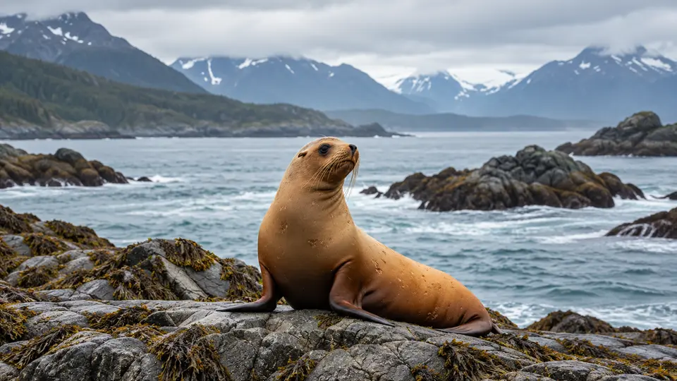 AI-generated illustration of Steller Sea Lion