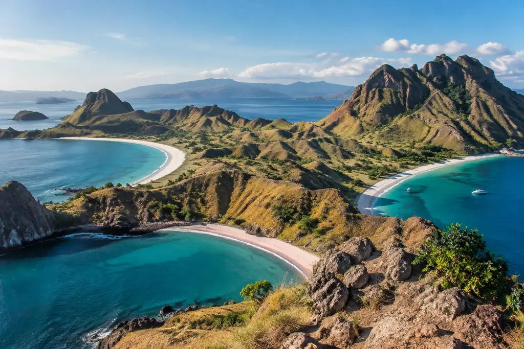 AI-generated illustration of Padar