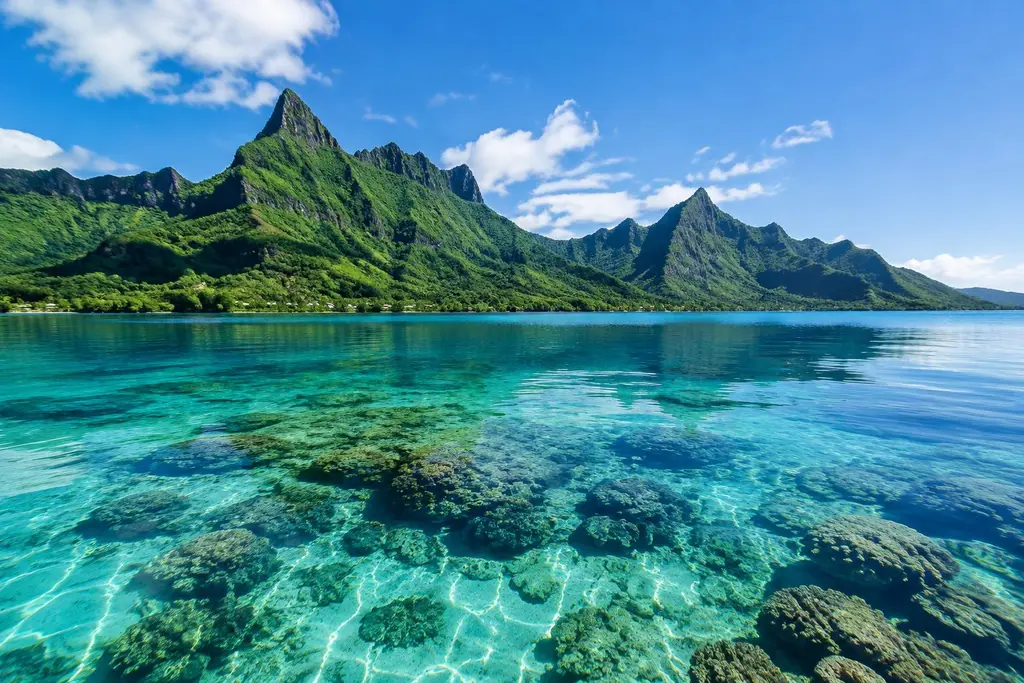 AI-generated illustration of Moorea