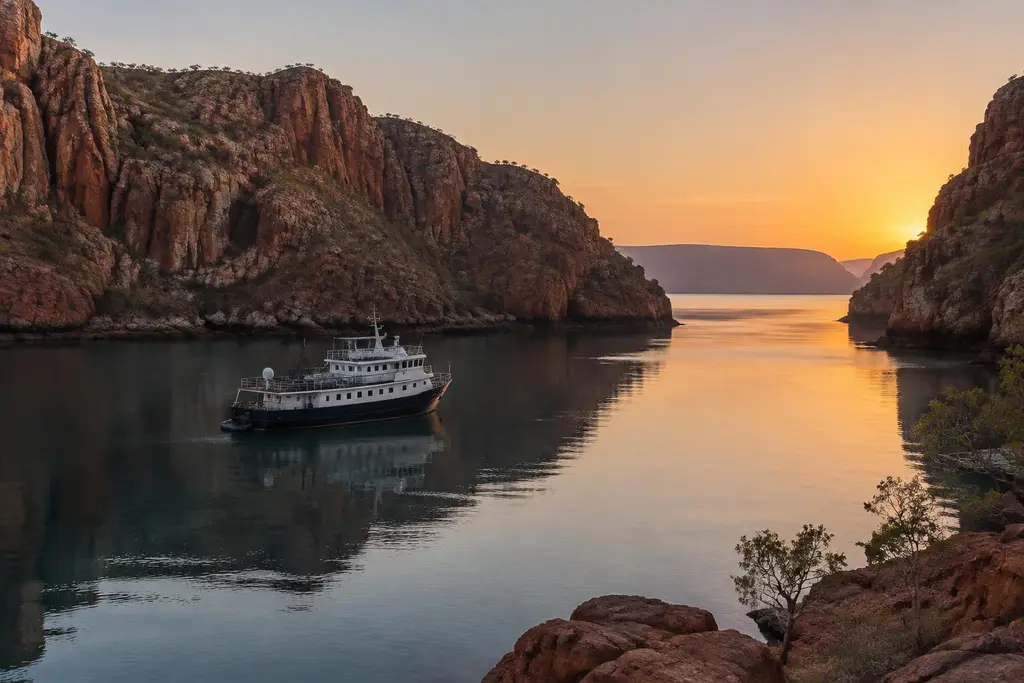 AI-generated illustration of Kimberley coastal circuit
