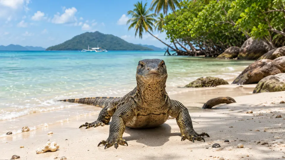 Asian water monitor