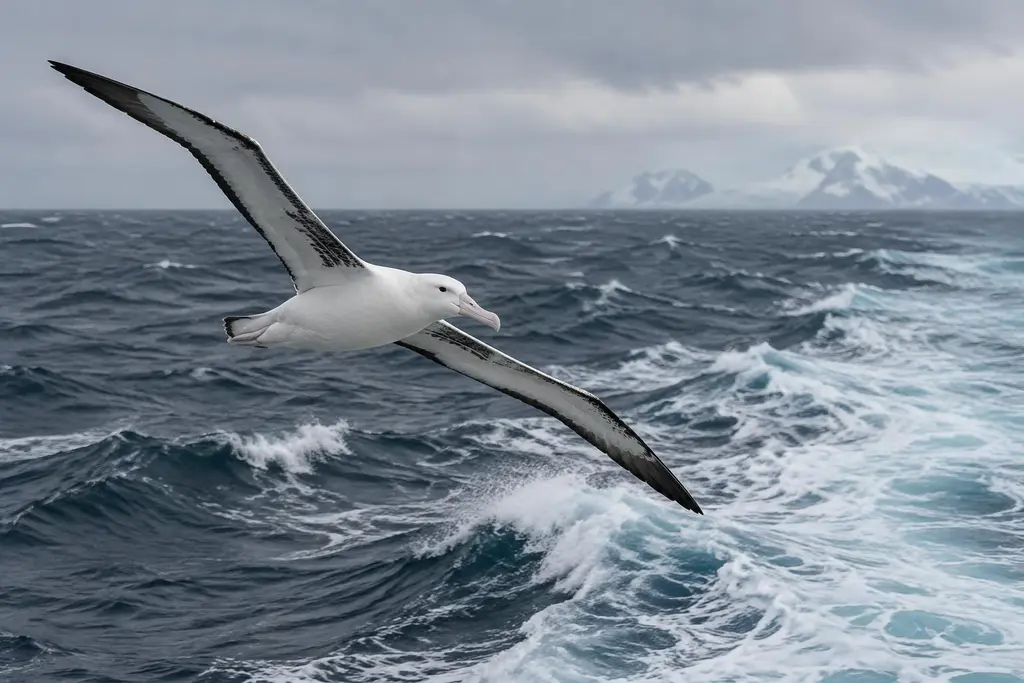 AI-generated illustration of Rotas mais longas no Oceano Antártico