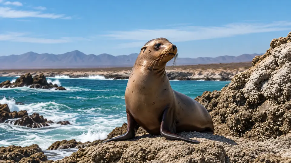 AI-generated illustration of California Sea Lion