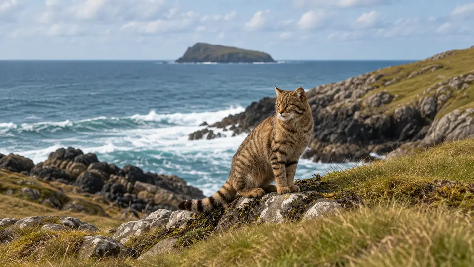 AI-generated illustration of Scottish Wildcat