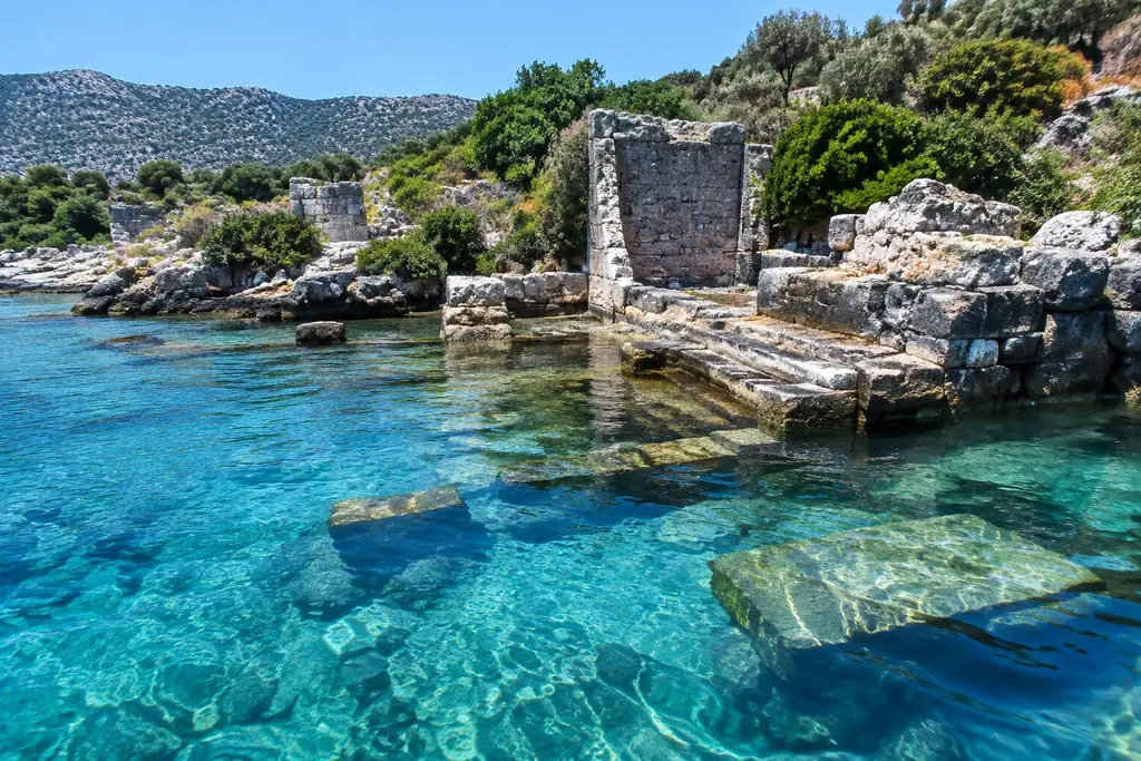 AI-generated illustration of Dalyan
