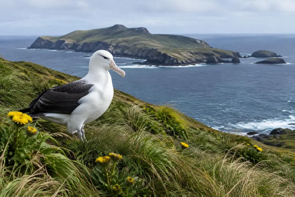 AI-generated illustration of Subantarctic islands