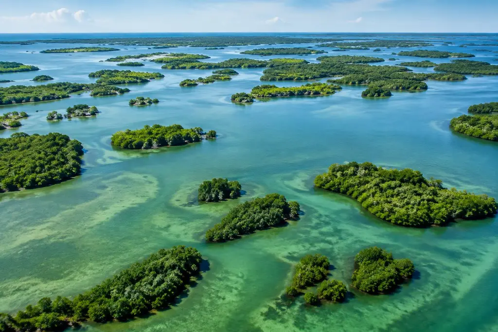 AI-generated illustration of Ten Thousand Islands