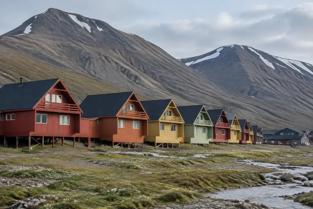 AI-generated illustration of Northern settlements