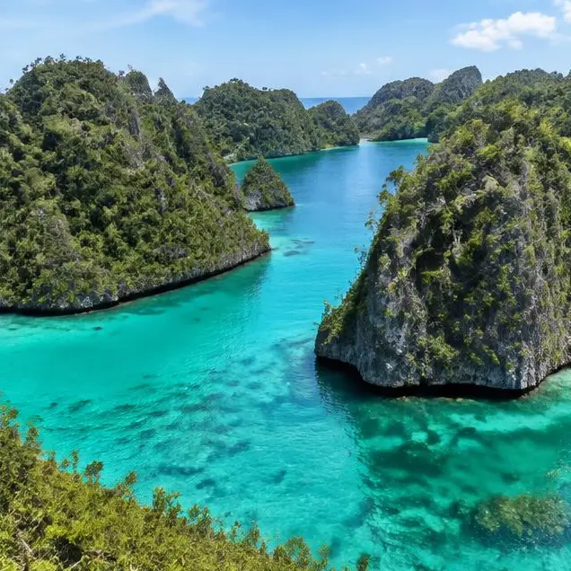 AI-generated illustration of Eastern Indonesian coves