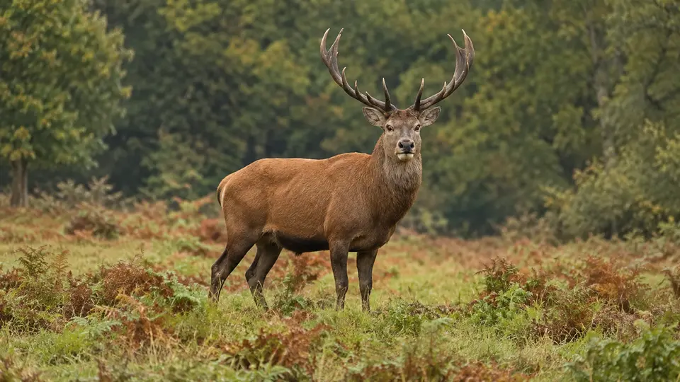 AI-generated illustration of Red Deer