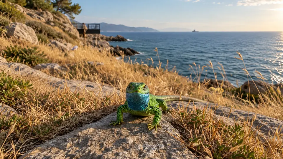 Balkan Green Lizard