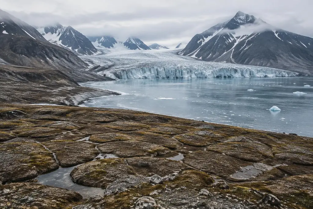 AI-generated illustration of Ice & permafrost