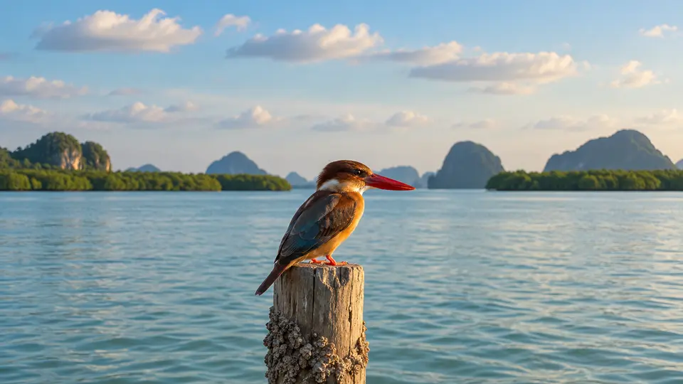Brown-winged kingfisher