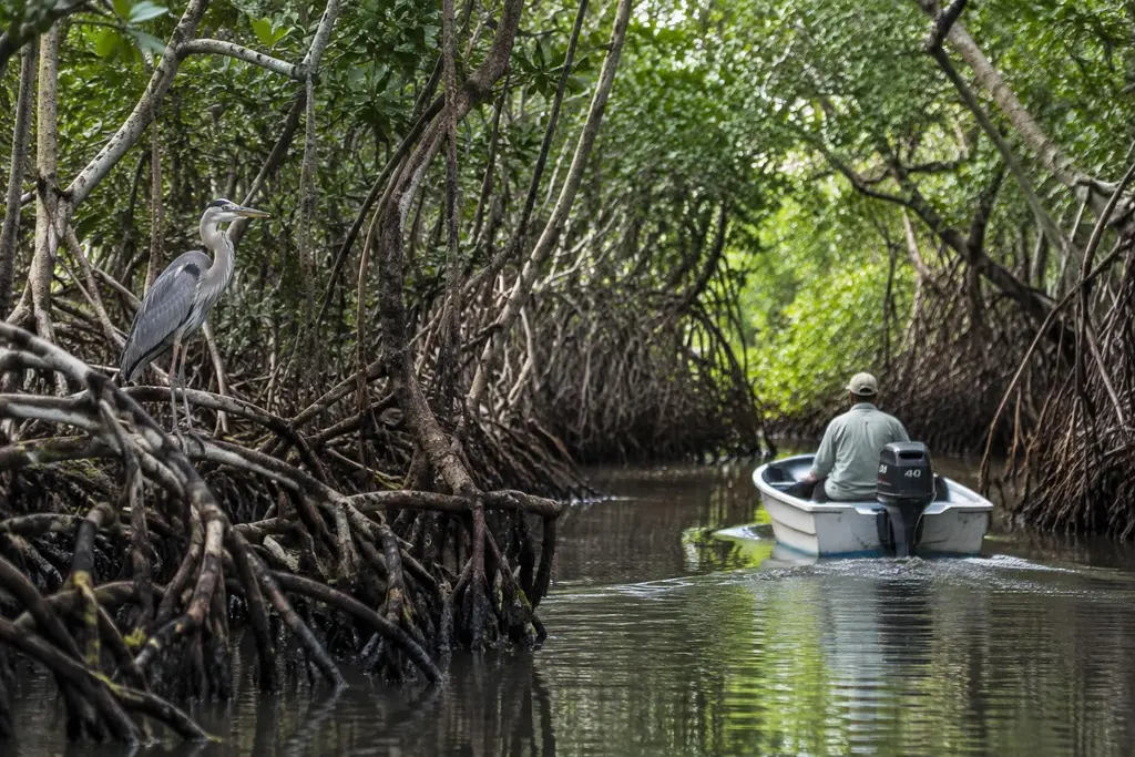 AI-generated illustration of Forest & mangroves