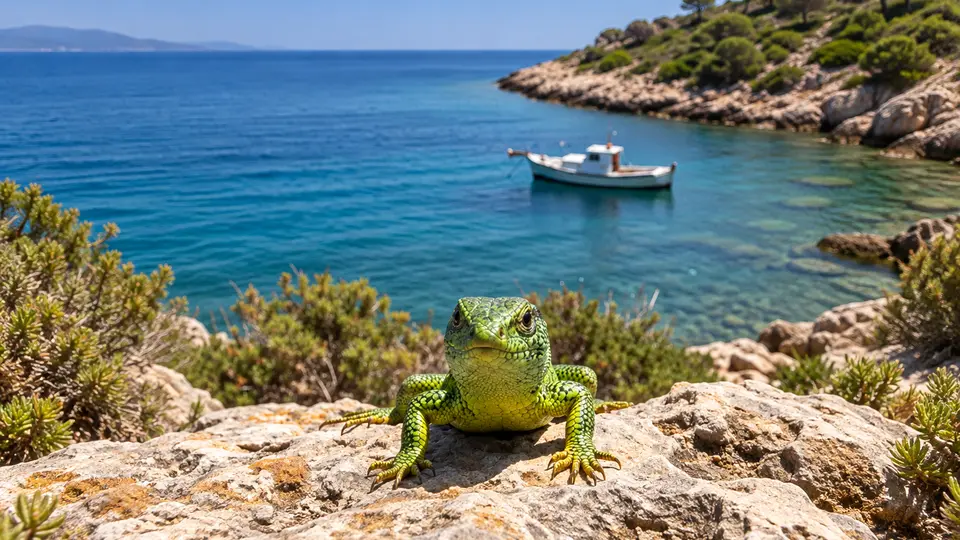 Balkan Green Lizard